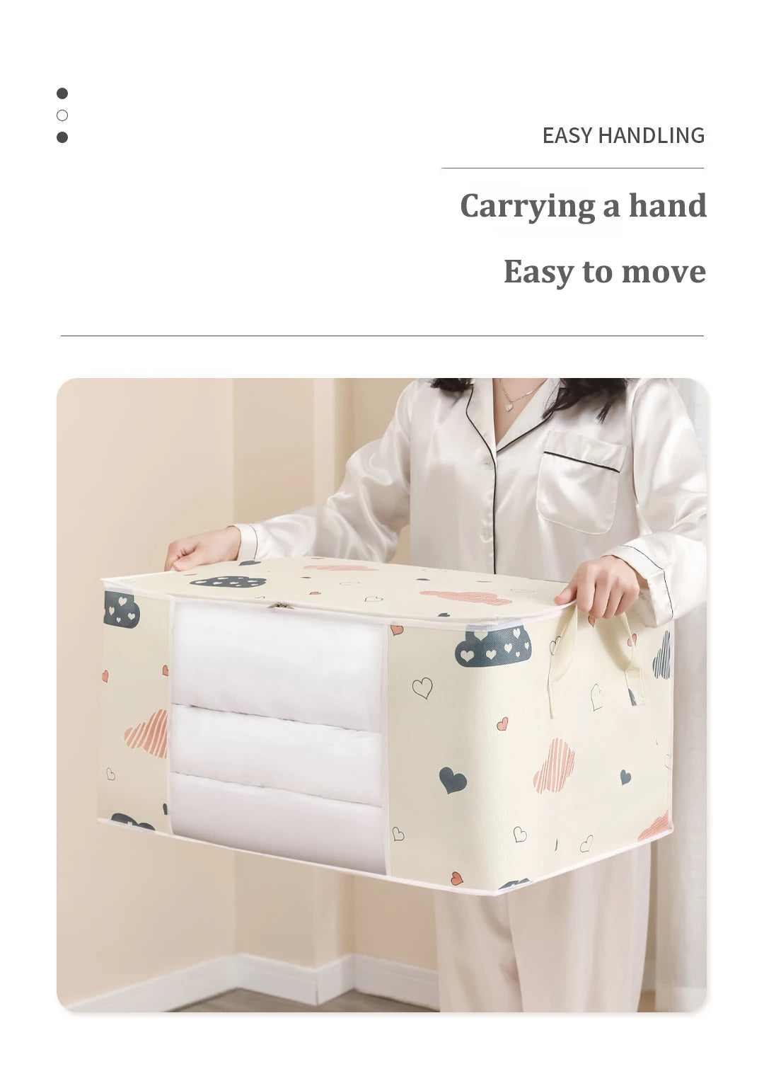 Quilt Clothes Big Capacity Storage Bag Quilt Bedding Storage Closet Organizer Wardrobe Organizer Blanket Sorting Bags Dust-proof