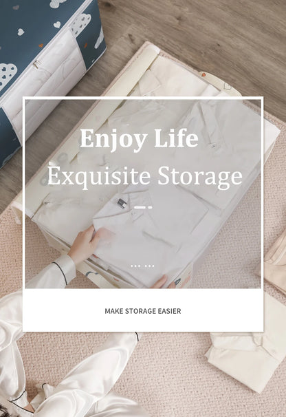 Quilt Clothes Big Capacity Storage Bag Quilt Bedding Storage Closet Organizer Wardrobe Organizer Blanket Sorting Bags Dust-proof